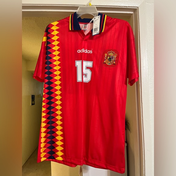 adidas Shirts 9s Throwback Spain Adidas Jersey Poshmark